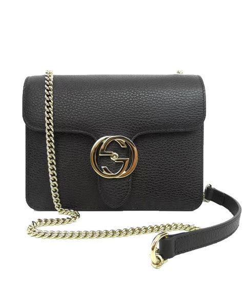 gucci tasje dames zwart|gucci leather handbags.